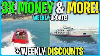 GTA Online WEEKLY UPDATE 3X Money amp More [upl. by Ferino]