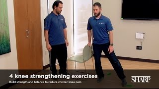 4 Knee Strengthening Exercises [upl. by Teerprug]