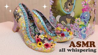 🌸 Bambi Heels from Irregular Choice 🌸 ASMR whispering tapping [upl. by Henning420]