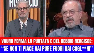 quotDEL DEBBIO AFFRONTA ANCORA VAURO SENESI IN VERSIONE COMUNISTA ARROGANTEquot [upl. by Stilwell292]