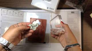 Stampin Up Video Tutorial Rubber Stamping 101 Wood and Clear Mount and Photopolymer Stamps [upl. by Ainegul]