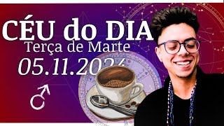 Lua em Sagitário ♐︎ Céu do Dia  0511  Terças de Marte ♂ [upl. by Emse723]