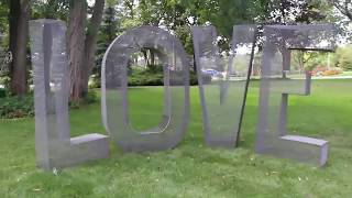 6 Foot Tall Metal Letters Part 2  LOVE  dbaker designs [upl. by Remat]