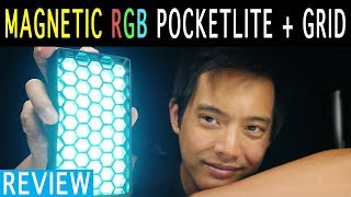 Falcon Eyes F7 Pocketlite Review  Magnetic  RGB  Grid  Diffuser Kit [upl. by Cullan]