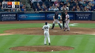 Chapman throws 105mph pitch [upl. by Barden392]