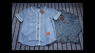 For Now  Supreme x Louis Vuitton Denim Barn JacketampTshirt [upl. by Adiaj]