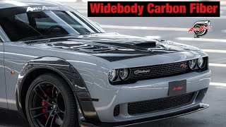 2022 Dodge Challenger Widebody Carbon Fiber Project  AutoAddictUSA [upl. by Gregorio180]