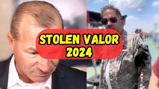 New Stolen Valor Getting Found Out Fake Military Stolen Valor 2024 [upl. by Perlie]