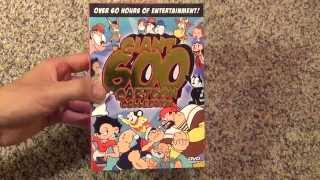 Giant 600 Cartoon Collection DVD Set Review by Mill Creek Entertainment [upl. by Eitsud]