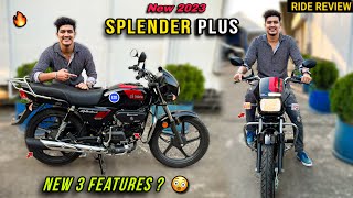 2023 Hero Splendor Plus Xtec New Colour Ride Review New Model  Features Price Mileage Splendorplus [upl. by Hadeehsar]