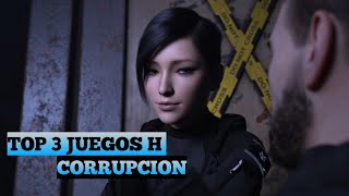 TOP 3 JUEGOS H CORRUPCION  EN ESPAÑOL  PARA ANDROID [upl. by Ennis612]