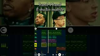 i tried to make BAND 4 BAND on FL STUDIO MOBILE [upl. by Kachine357]