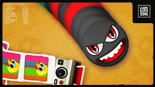 New Update  WORMS ZONE epic Gameplay Top 1  290  biggest snakeio🐍 snake game video  LUKIRAZONE [upl. by Nilre]