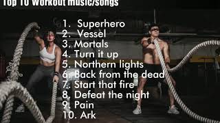 Top 10 songs for Workout Best gym songsmusic English  Workoutgym Motivation February 2019 [upl. by Aisnetroh]