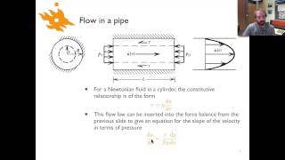 Geodynamics  Lecture 96 Pipe flow [upl. by Wellington]