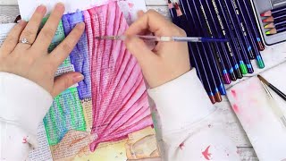 Inktense Pencils Tutorial  Bible Art Journaling Challenge Lesson 12 [upl. by Levi]