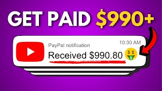 Get Paid 990 Watching YouTube Videos  Make Money Online [upl. by Aronle834]