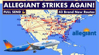 Allegiant Airs MINDBLOWING 2021 Expansion 43 New Flights [upl. by Gladine]