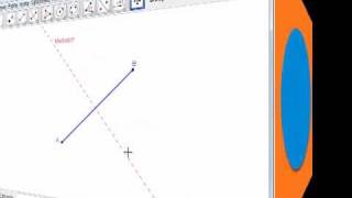 GeoGebra Mediatriz de un segmento [upl. by Neuberger]