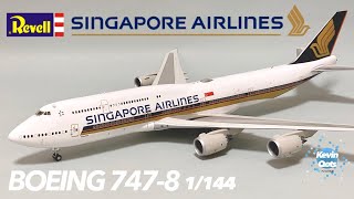 11 Singapore Airlines B7478 Revell 1144 Assembly [upl. by Annerol]