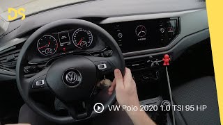 2020 Volkswagen Polo Comfortline 10 TSI 95 HP  POV Test Drive 4K [upl. by Arerrac]