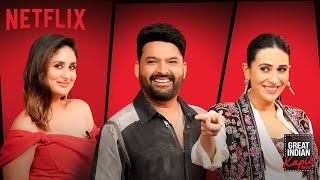 Iconic duo  Karishma Kapoor Kareena Kapoor Khan  The Great Indian Kapil Show  Netflix [upl. by Wurst]