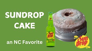 VINTAGE SunDrop Cake Recipe  Delicious GLAZED POUND CAKE [upl. by Filipe]