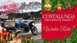 Passo di Costalunga e Carezza in moto  Mercatini di Natale 2 Trento e Bolzano [upl. by Malliw]