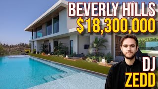 Touring DJ Zedd 18300000 Beverly Hills Mega Mansion [upl. by Yllom]