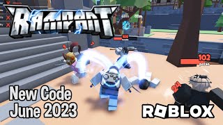 Roblox Rampant Blade Battleground New Code June 2023 [upl. by Sandor]