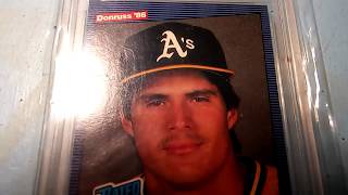 Jose Canseco Rated Rookie  1986 Donruss 39 [upl. by Armat]