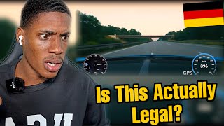 American Reacts to Driving on the Autobahn Bugatti  417 KPH [upl. by Pronty]