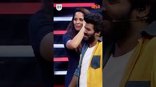 Anasuya Bharadwaj and Sudigali Sudheer makes fun at Sarkaar 4 sets  Nbideas  Aha [upl. by Ecyor298]