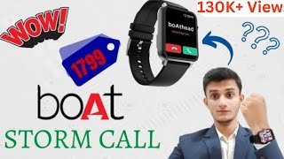 Boat Storm Call Bluetooth Calling Smartwatch  Boat Smartwatch under 1799 [upl. by Valerle775]