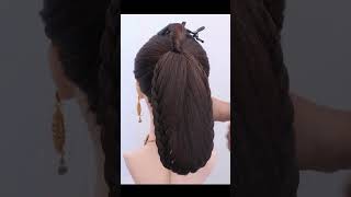 unique and stylish bun hairstyle  tricky hairstyle for beginners  bridal bun hairstyle [upl. by Costa]