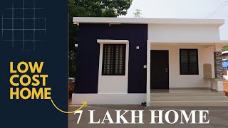 Graceful low budget single story home built for 7 Lakh  Video tour [upl. by Assirral515]