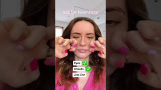 3 Step Face Massage To Sculpt amp Lift Your Face beautytips shorts [upl. by Swerdna127]