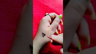 Star ⭐ shape mehndi design shorts shortsvideo youtubeshorts mehndi subscribe henna [upl. by Etyam135]