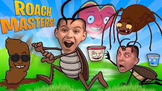 IM A COCKROACH Roach Master GROSS HILARIOUS mini games [upl. by Light]