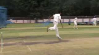 Cricket Video Analysis Bowling  Side View [upl. by Enilhtak562]