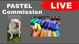 Live Session  Soft pastel painting commission [upl. by Topper]