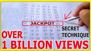 Secret Lottery Strategy to win the Jackpot and Consolation Prizes [upl. by Matthew744]