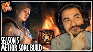 KRIPP’S METEOR SORC BUILD GUIDE Season 5  Diablo 4 [upl. by Odlanra306]