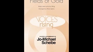 Fields of Gold TTBB Choir  Arranged by Ethan Sperry [upl. by Norvell]