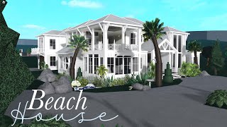 Beach House 150k Speedbuild Bloxburg [upl. by Dlared]