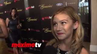 G Hannelius Wants to Breathe Fire  2014 Gracie Awards [upl. by Ernst988]