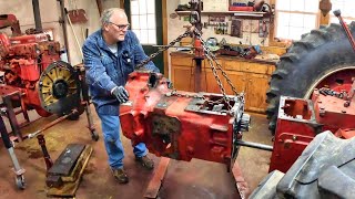 Gutting the Transmission and Removing the Torque Amplifier  Farmall 856 Restoration Episode 5 [upl. by Redna200]