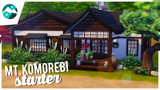 Mt Komorebi Starter Home  The Sims 4 Speed Build  Snowy Escape [upl. by Leon]