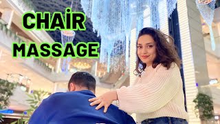 ASMR MASSAGE SEDEF  WAISTFACENECKSHOULDER BEST ASMR CHAIR MASSAGE [upl. by Anselma]