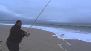 Surfcasting plage du Vieux Boucau [upl. by Meeharb]